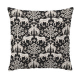 Jaipur Frame Onyx Handmade Outdoor Pillow