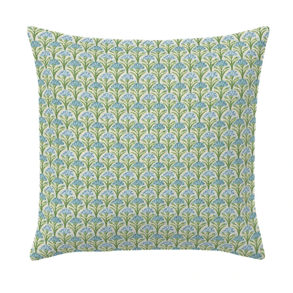 Flora Scallop Spring Handmade Outdoor Pillow