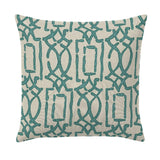 Meditation Turquoise Handmade Outdoor Pillow