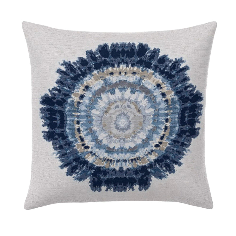 Sunburst Indigo Handmade Outdoor Pillow