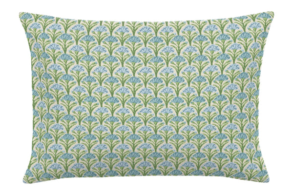 Flora Scallop Spring Handmade Outdoor Pillow