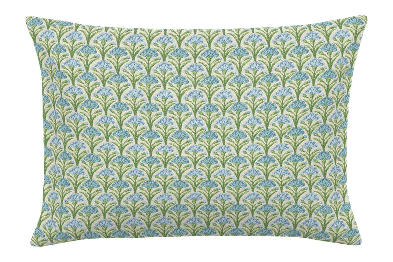 Flora Scallop Spring Handmade Outdoor Pillow