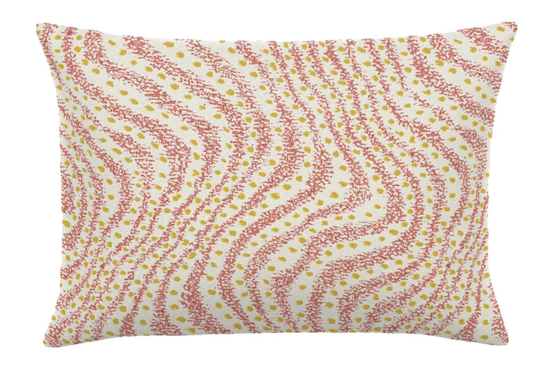 Calder Grapefruit Handmade Outdoor Pillow