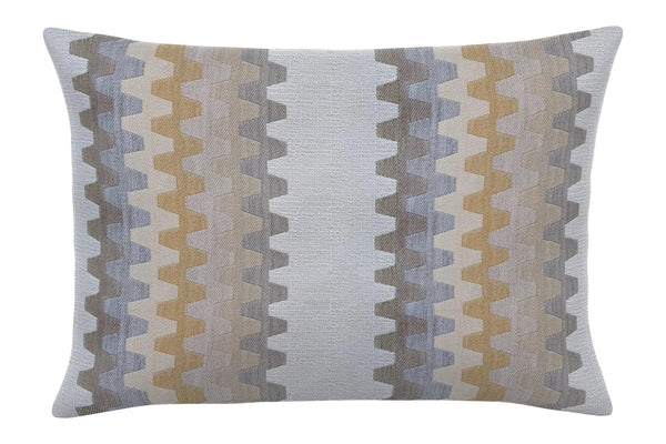 Biscotti Accordian Geo Handmade Outdoor Pillow