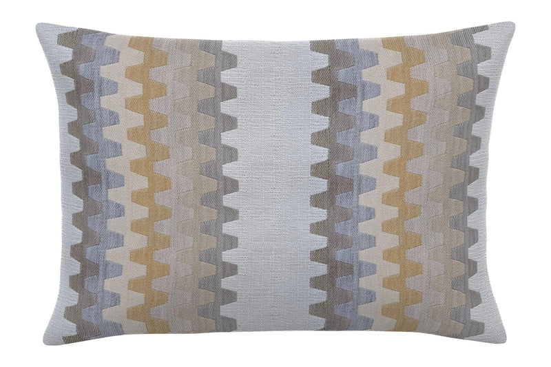 Biscotti Accordian Geo Handmade Outdoor Pillow