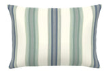 Soft Stripe Spa Handmade Outdoor Pillow