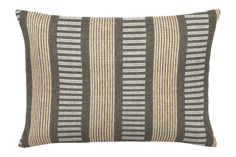 Sideline Mocha Handmade Outdoor Pillow