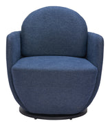 Bant Blue Swivel Arm Chair
