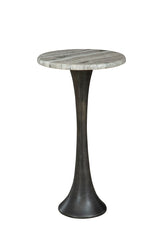 Trumpet Martini Marble Topped Round Table