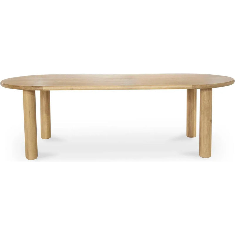 29.5 in. Milo Natural Solid Geometric Dining Table