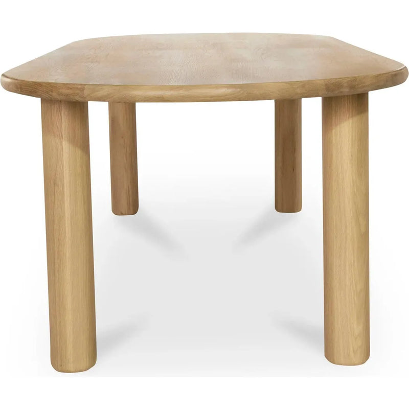 29.5 in. Milo Natural Solid Geometric Dining Table