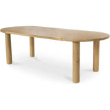 29.5 in. Milo Natural Solid Geometric Dining Table