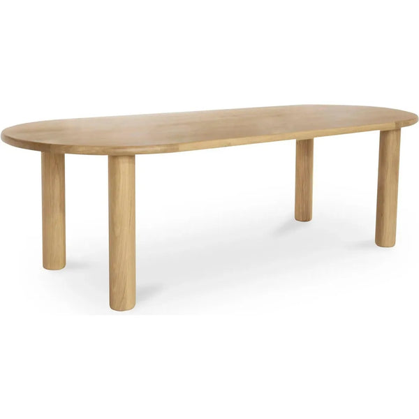 29.5 in. Milo Natural Solid Geometric Dining Table