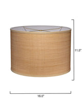 Drum Natural Raffia Stylish Shade