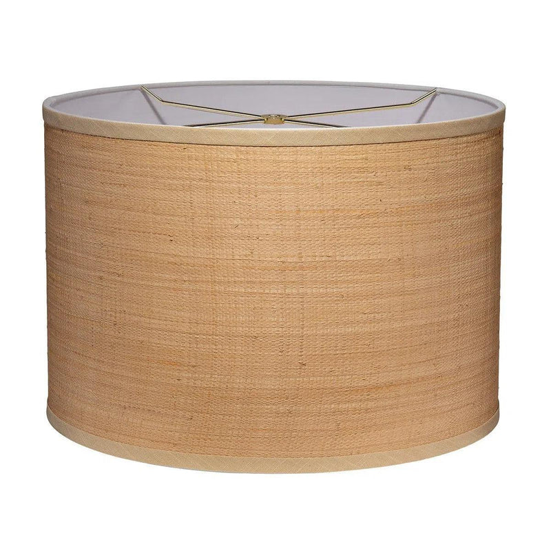 Drum Natural Raffia Stylish Shade