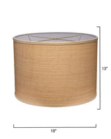 Drum Natural Raffia Stylish Shade