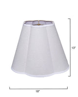 Scalloped Generous Styled Lamp Shade