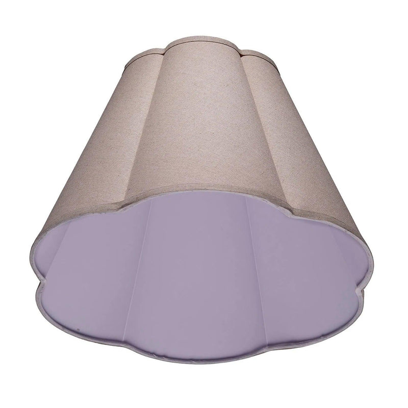 Scalloped Generous Styled Lamp Shade