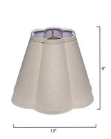 Scalloped Generous Styled Lamp Shade