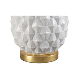 Olivia Ceramic Made With Gold Base Table Lamp