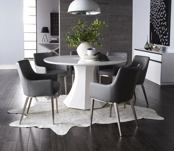 Chase Leather Upholstered Dining Armchair