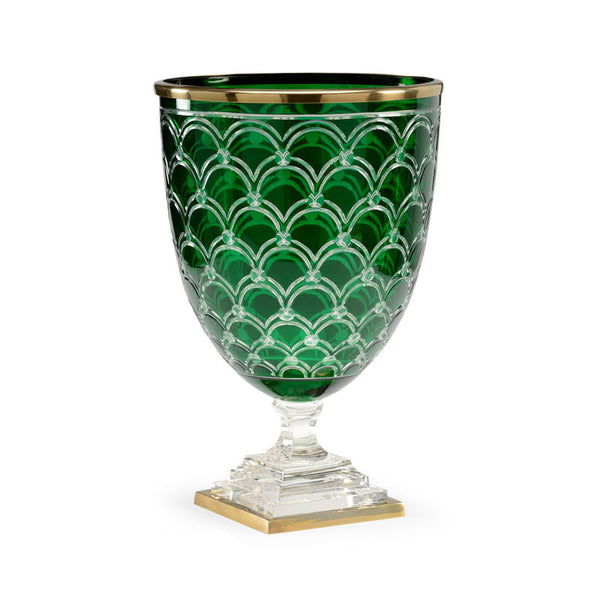 Conservatory Hurricane Emerald Candleholder