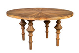 Porter Natural Wooden Round Dining Table