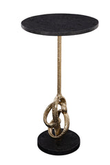 O'Connor Martini Black Granite Topped Round Table