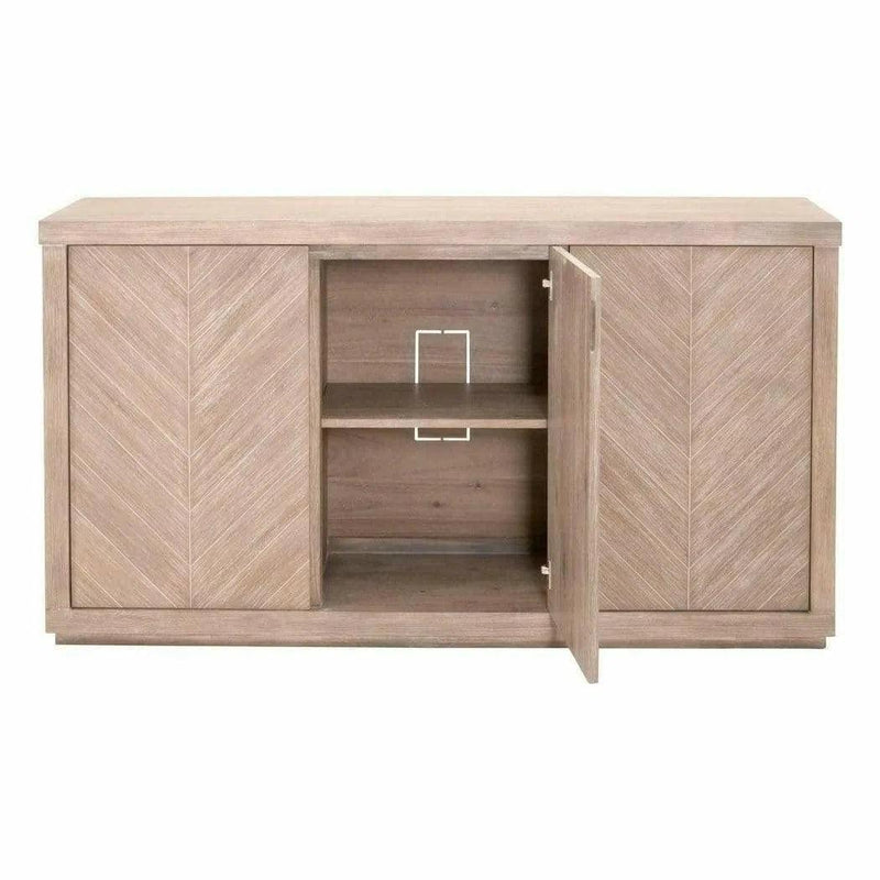 3 Door Credenza Modern Sideboard for Dining Room Buffet Sideboards LOOMLAN By Essentials For Living