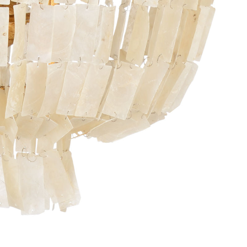 Ellison Modern Capiz Shells Chandelier