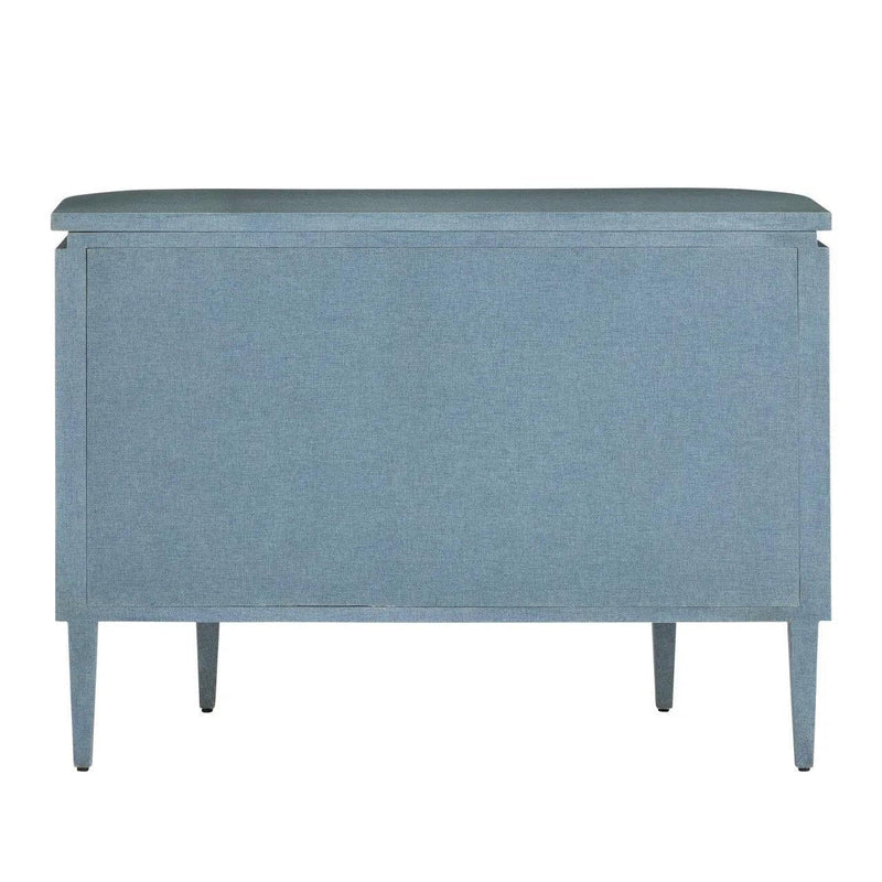 Briallen Blue Demi-Lune Cabinet