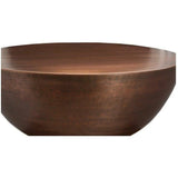 31.5 Inch Coffee Table Copper Brown Contemporary Coffee Tables LOOMLAN By Moe's Home