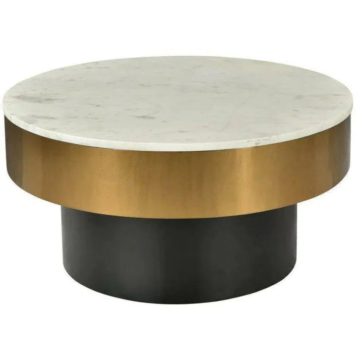 31.5 Inch Coffee Table White Art Deco - LOOMLAN - Moe's Home - Coffee Tables