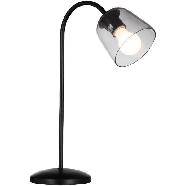 Veen Iron and Aluminum Black Desk Lamp