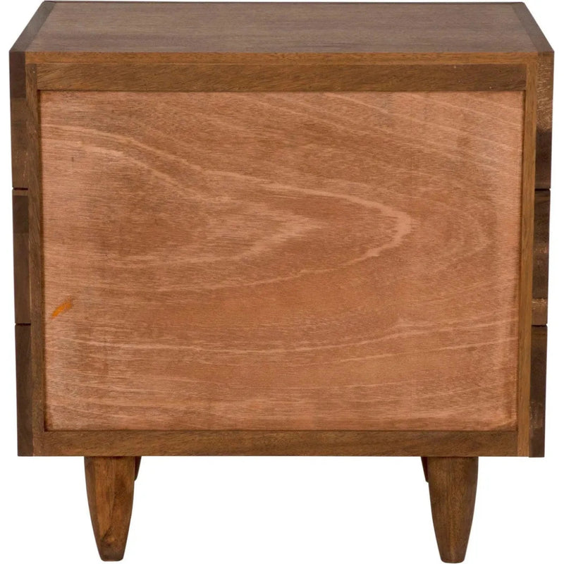 32" David Wood Rectangle Side Table - LOOMLAN - Noir - Side Tables