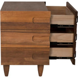 32" David Wood Rectangle Side Table - LOOMLAN - Noir - Side Tables
