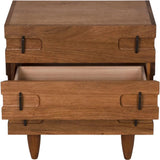 32" David Wood Rectangle Side Table - LOOMLAN - Noir - Side Tables