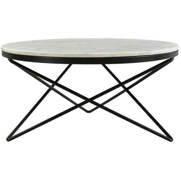 32 in Coffee Table Black Black Contemporary