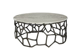 Sebastian Marble Topped Round Coffee Table