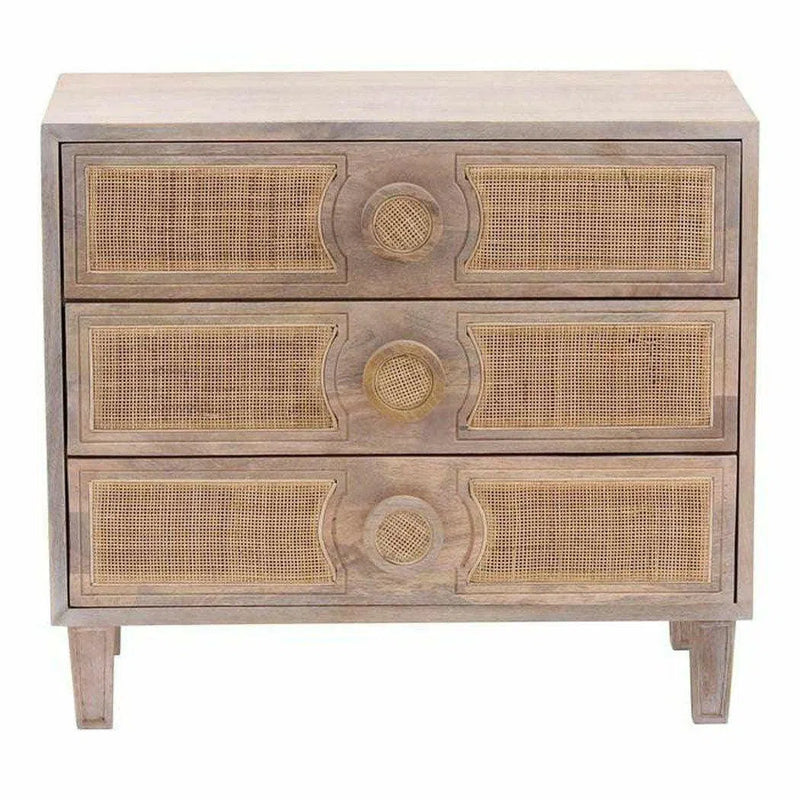 34 Inch Dresser Natural Scandinavian Accent Cabinets LOOMLAN By Moe's Home