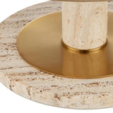 Miles Travertine Cocktail Table