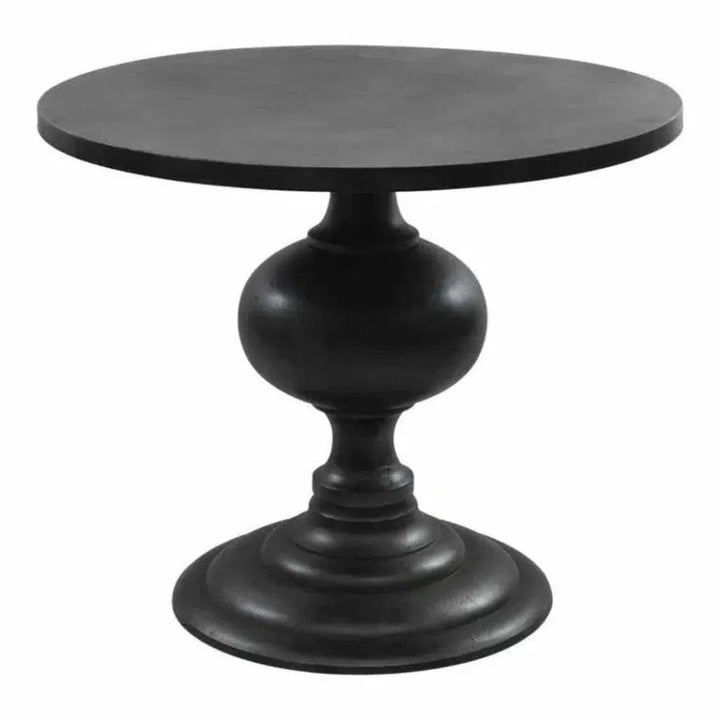 35 Inch Dining Table Black Retro-Dining Tables-Moe's Home-LOOMLAN
