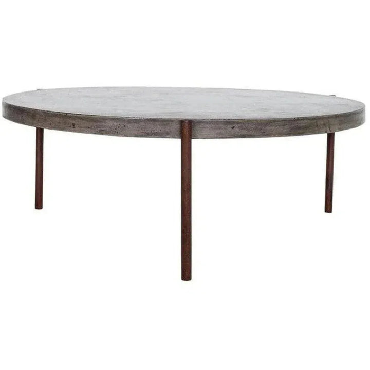 36 Inch Coffee Table Grey Contemporary-Outdoor Coffee Tables-Moe's Home-LOOMLAN