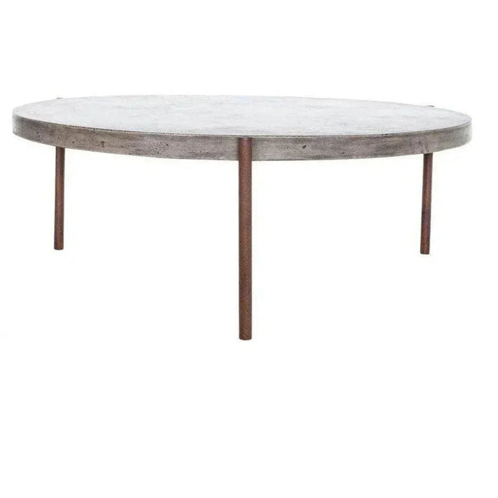 36 Inch Coffee Table Grey Contemporary-Outdoor Coffee Tables-Moe's Home-LOOMLAN