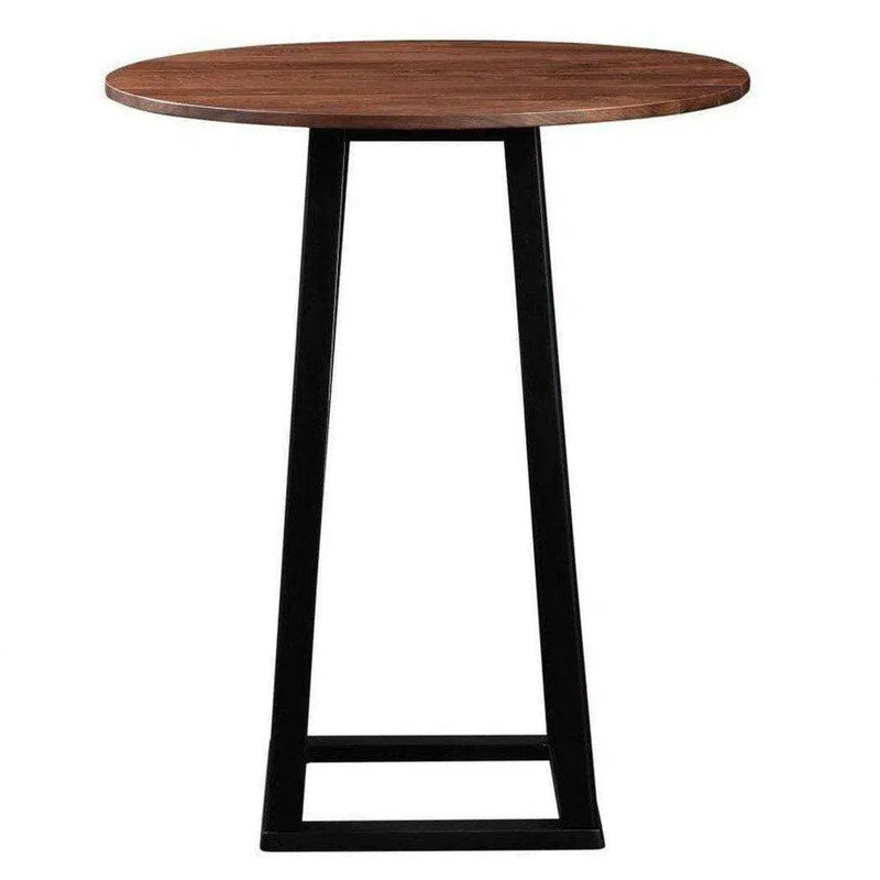 36" Round Solid Wood Bar Height Pub Table