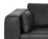 Burr Leather Upholstered Sofa