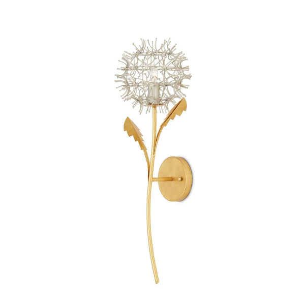 Dandelion Silver & Gold Wall Sconce