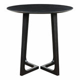 38 Inch Counter Table Black Ash Black Mid-Century Modern Counter Tables LOOMLAN By Moe's Home