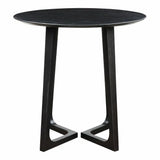 38 in Counter Table Black Black Mid-Century