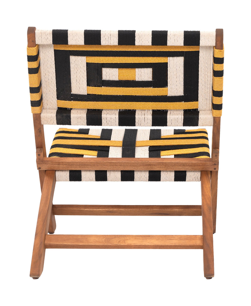 Sunbeam Wood Multicolor Lounge Chair